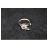 Sterling Silve Horse Ring with Turquoise and Onyx Inlay