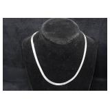 Sterling Silver Herringbone Necklace