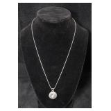 Pisces Pendant with Sterling Silver Necklace
