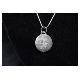 Pisces Pendant with Sterling Silver Necklace