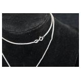 Sterling Silver Hummingbird Pendant with Necklace