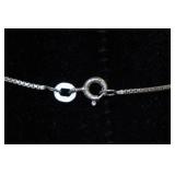 Sterling Silver Musical Note Pendant with Necklace