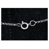 Sterling Silver Tribal Symbol Pendant with Necklace