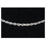 Sterling Silver Rope Bracelet