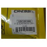Cressi Adult F1 & Supernova Snorkel Combo