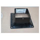 *4* Pylex 44 Steel 4"x 4" Base -Black