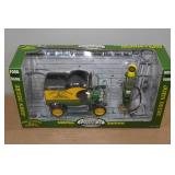 Die Cast John Deere Ford Coin Bank with Wayne Gas Pump Set