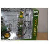 Die Cast John Deere Ford Coin Bank with Wayne Gas Pump Set