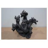 Flying 5-Headed Dragon Incense Burner