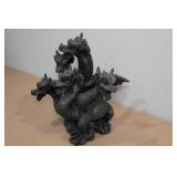 Flying 5-Headed Dragon Incense Burner