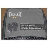 Everlast Boxing Wrist Wrap Heavy Bag Gloves Level II -Small/Medium