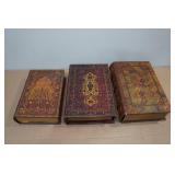 *3* Faux Book Secret Storage Boxes