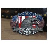 Vintage Belt and Harley Davidson Buckle