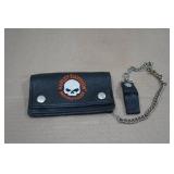 Harley Davidson Willie G Skull Trucker Wallet