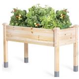 MIXC Wooden Raised Garden Bed with Legs 40"Hx24"Wx48"L