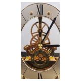 Vintage Seiko Open Face Quartz Pyramid Skeleton Mantle Clock