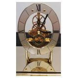 Vintage Seiko Open Face Quartz Pyramid Skeleton Mantle Clock