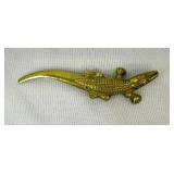 Brass Crocodile Letter Opener