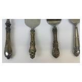 Four Assorted Vintage Serving Pieces including Sterling Silver