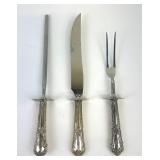 Vintage Sterling Silver Carving Set