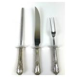 Vintage Sterling Silver Carving Set