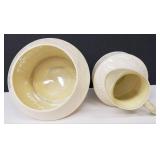 Belleek Cleary Pattern Open Sugar & Creamer