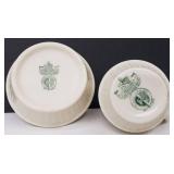 Belleek Cleary Pattern Open Sugar & Creamer