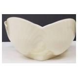 Vintage Belleek Neptune Yellow and Cream Shell Candy Dish