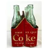 Vintage Coca-Cola Bottles in Carton