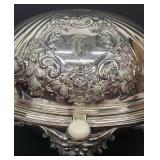 Antique Silver Plated Vegetable Warmer