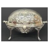 Antique Silver Plated Vegetable Warmer