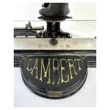 Antique 1902 Lambert Typewriter