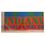 Vintage Robert Indiana Stable May 66 LOVE Pop Art Poster