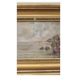 Antique Original 1894 C. L. Greaves Signed Oil Scenic Painting