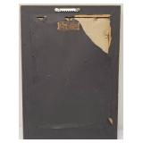 Vintage Original Oil Painting - A Lovely Garden Scene