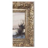 Original Oil Painting by Bent Bille - Titled "Landscape"