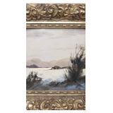 Original Oil Painting by Bent Bille - Titled "Landscape"