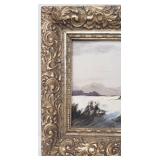 Original Oil Painting by Bent Bille - Titled "Landscape"