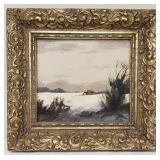 Original Oil Painting by Bent Bille - Titled "Landscape"