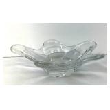 Vintage Daum Crystal Sculptural Bowl