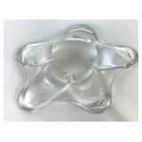 Vintage Daum Crystal Sculptural Bowl