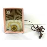 1950s Pink Emerson Petite Radio