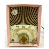 1950s Pink Emerson Petite Radio