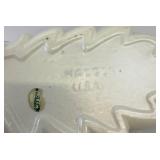 Vintage Haeger Leaf Tray
