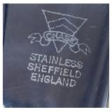 Beautiful Vintage Judson Sheffield England Forged Stainless Steel Steak Knives