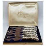 Beautiful Vintage Judson Sheffield England Forged Stainless Steel Steak Knives