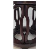 Small Plant Stand with Inlaid Marble Top