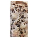 Vintage Chinese Carved Soapstone Lamp