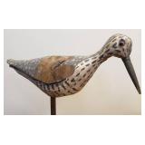 Wood Carved Sandpiper Family-Lot of 4