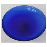 Vintage Cobalt Blue Candy Dish and Apple Paper Weight